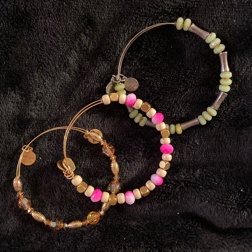 Alex and Ani bead bracelets